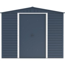 Duramax Abri de jardin métal Métal + 3 couches peinture Gris 4.78m²