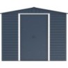 Duramax Abri de jardin métal Métal + 3 couches peinture Gris 4.78m²