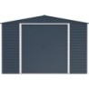 Duramax Abri de jardin métal Métal + 3 couches peinture Gris 7.81m²