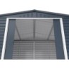 Duramax Abri de jardin métal Métal + 3 couches peinture Gris 7.81m²