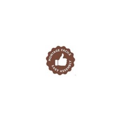 Yardmaster Abri de jardin métal Acier galvanisé Marron 2.77m²