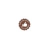 Yardmaster Abri de jardin métal Acier galvanisé Marron 2.77m²