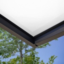 Canopia by Palram Marquise auvent Aluminium Blanc 2.04m²