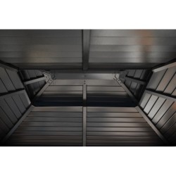 Sojag Tonnelles de jardin Aluminium Gris 3.67m²