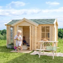 Timbela Cabanes enfants Bois massif Naturel