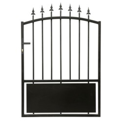 X-Metal Portillons en acier Fer Noir