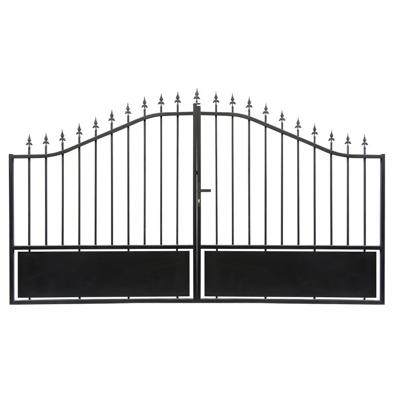 X-Metal Portails en acier Fer Noir X-Metal Portails en acier Fer Noir