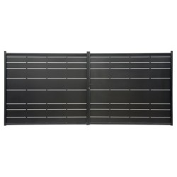 X-Metal Portails en acier Fer Noir