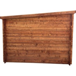 Gardy Shelter Abri de jardin bois 5 à 10 m² Bois massif Marron 9m²