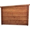 Gardy Shelter Abri de jardin bois 5 à 10 m² Bois massif Marron 9m²