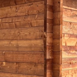 Gardy Shelter Abri de jardin bois 5 à 10 m² Bois massif Marron 9m²