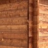 Gardy Shelter Abri de jardin bois 5 à 10 m² Bois massif Marron 9m²