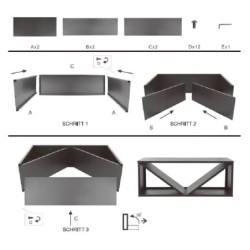 Westmann Accessoires abris Acier Noir