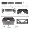 Westmann Accessoires abris Acier Noir