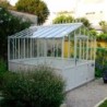 Lams Serre de jardin en verre Blanc 8.4m²