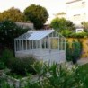 Lams Serre de jardin en verre Blanc 8.4m²