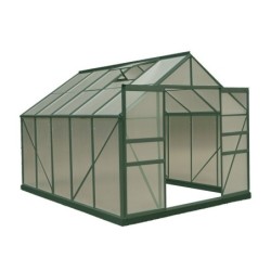 Habrita Serre de jardin en polycarbonate Vert