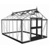 Juliana Serre de jardin en polycarbonate Gris 8.8m²