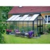 Juliana Serre de jardin en polycarbonate Gris 8.8m²