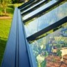 Juliana Serre de jardin en polycarbonate Gris 8.8m²
