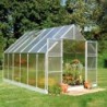 Halls Serre de jardin en polycarbonate Gris 9.9m²