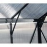 Green Protect Serre de jardin en polycarbonate Gris 16.9m²