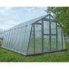 Limes Serre de jardin en polycarbonate Gris 13.7m²