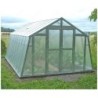 Limes Serre de jardin en polycarbonate Gris 13.7m²