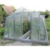 Limes Serre de jardin en polycarbonate Gris 13.7m²