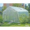 Limes Serre de jardin en polycarbonate Gris 13.7m²