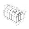 Canopia by Palram Serre de jardin en polycarbonate Vert 6.65m²