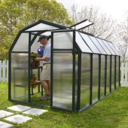 Canopia by Palram Serre de jardin en polycarbonate Vert 7.89m²