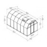 Canopia by Palram Serre de jardin en polycarbonate Vert 7.89m²