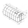 Canopia by Palram Serre de jardin en polycarbonate Vert 9.15m²