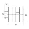 Canopia by Palram Serre de jardin en polycarbonate Vert 7.07m²