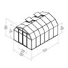 Canopia by Palram Serre de jardin en polycarbonate Vert 10.40m²