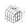 Canopia by Palram Serre de jardin en polycarbonate Vert 6.99m²