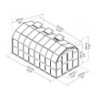 Canopia by Palram Serre de jardin en polycarbonate Vert 13.51m²