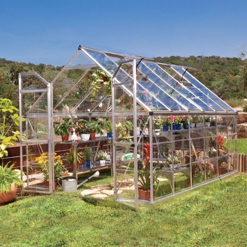 Canopia by Palram Serre de jardin en polycarbonate Gris 8.9m²