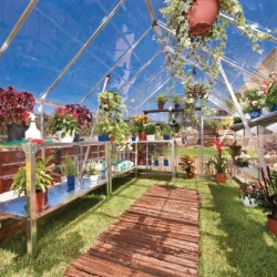 Canopia by Palram Serre de jardin en polycarbonate Gris 8.9m²