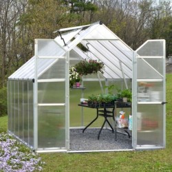 Canopia by Palram Serre de jardin en polycarbonate  Gris 8.9m²