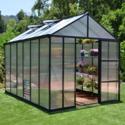 Canopia by Palram Serre de jardin en polycarbonate Gris 8.9m²