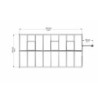 Canopia by Palram Serre de jardin en polycarbonate Gris 11.8m²