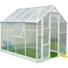 Westmann Serre de jardin en polycarbonate Blanc 4.8m²