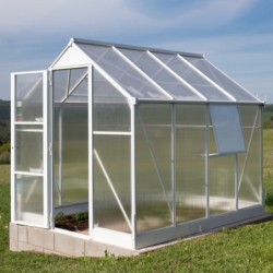 Westmann Serre de jardin en polycarbonate Blanc 4.8m²