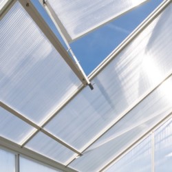 Westmann Serre de jardin en polycarbonate Blanc 4.8m²