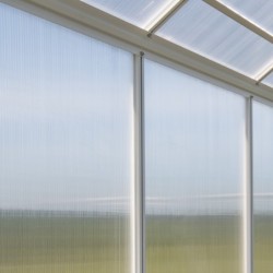 Westmann Serre de jardin en polycarbonate Blanc 4.8m²