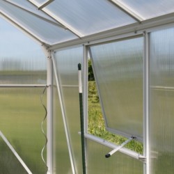 Westmann Serre de jardin en polycarbonate Blanc 6m²