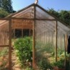 Helio Serre de jardin en polycarbonate Gris 20m²