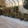 Helio Serre de jardin en polycarbonate Gris 20m²